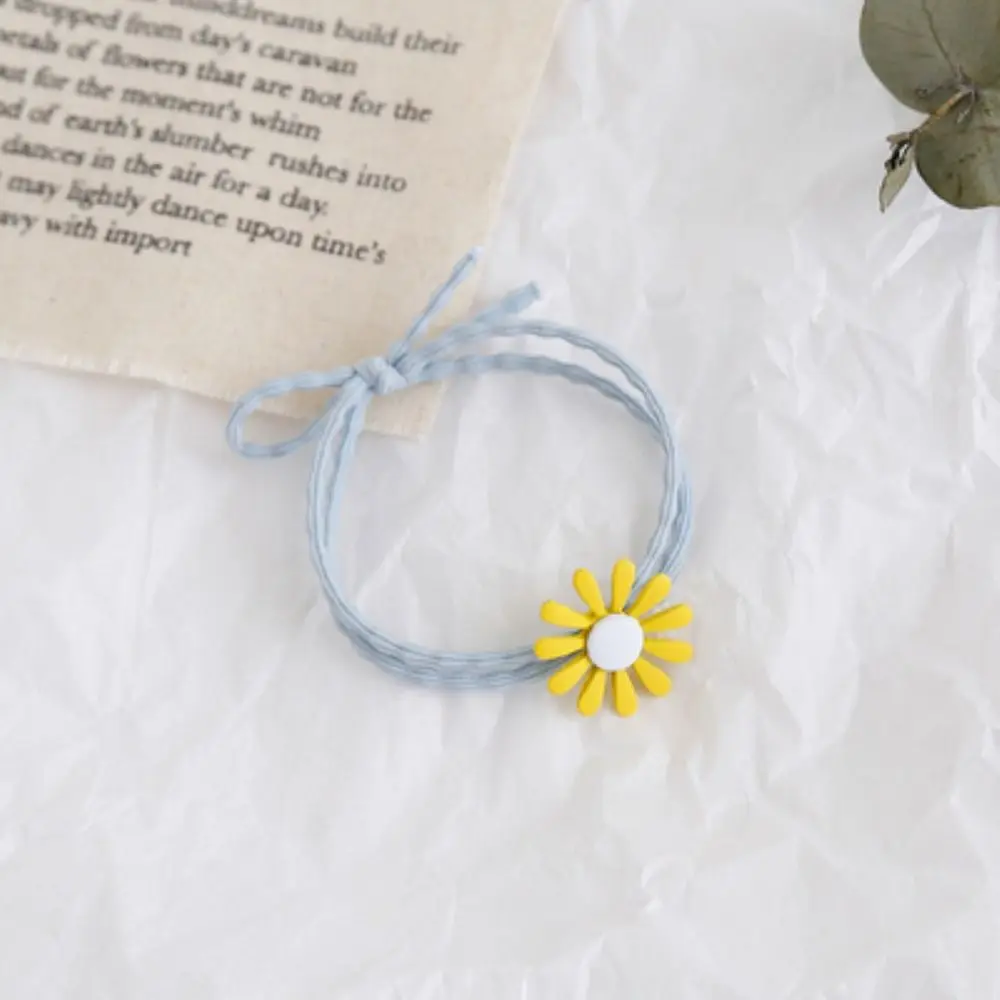 Daisy Hair Tie Cute Lovely Versatile Hair Rope Candy Color Hair Band
