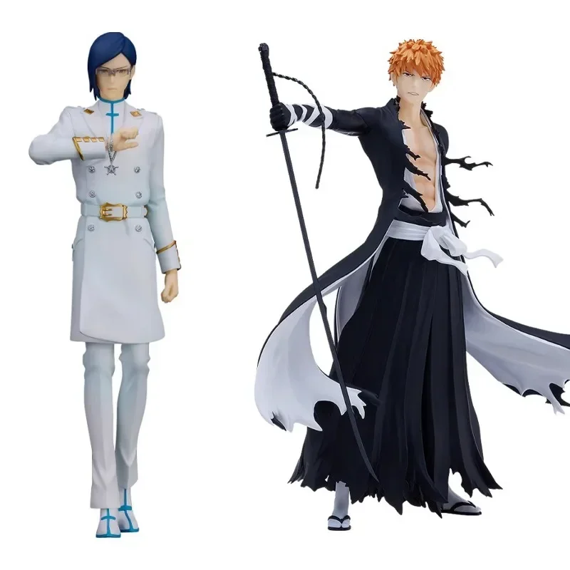 In Stock Original Genuine GSC POP UP PARADE Ishida Uryuu Kurosaki Ichigo Authentic Collection Model Animation Character Toy 19cm