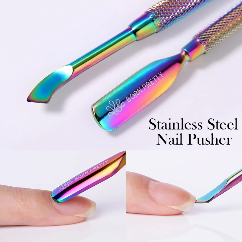 BORN PRETTY New Stainless Steel Cuticle Tweezer Trimmer Cuticle Scissors Dead Skin Remover For Nails Art Clippers Tools Manicure