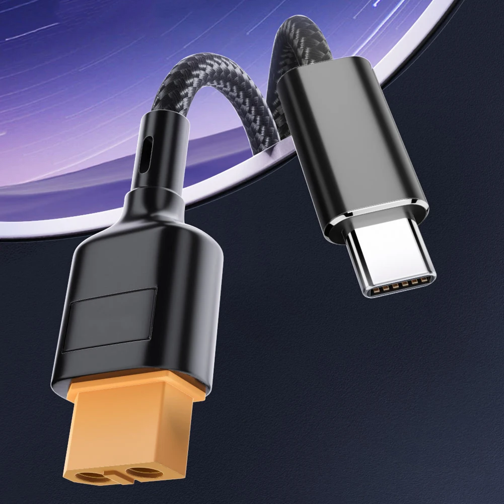 50CM High-Speed 100W USB C Charging Cable Fast Charging Line For XT60 Drones Solar Batteries Power Delivery (PD) Technology