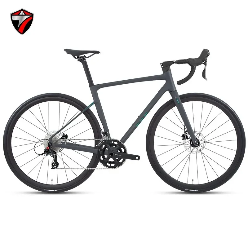 WITTER C6  24-speed, 13-speed oil disc brake full internal wiring bicycle racing with carbon fiber front fork road bike