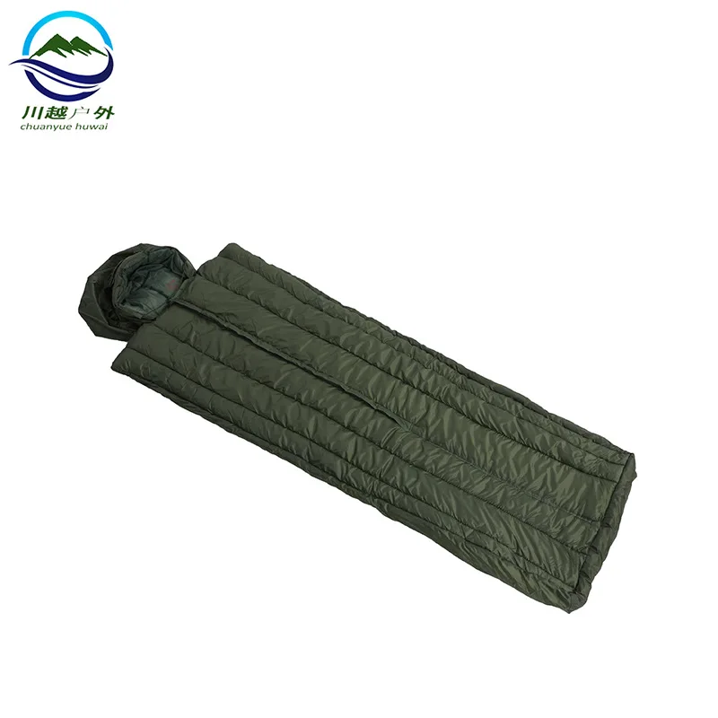 Army Green Sleeping Bag Camping Camping Outdoor Expansion Training Multi-Purpose Integrated Overcoat Warm Sleeping Bag Easy to C