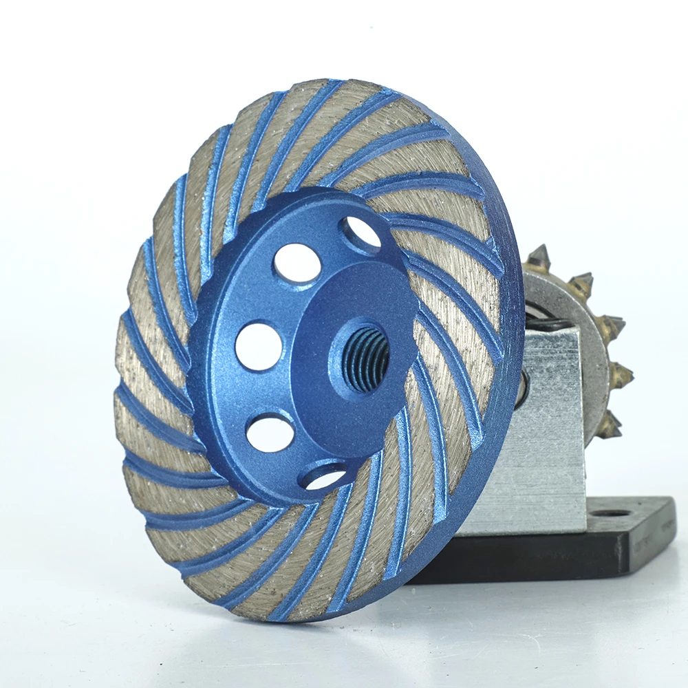 100mm M14 Screw Diamond Grinding Disc Angle Grinder Grinding Disc Cement Concrete Floor Marble Diamond Bowl Polishing Head