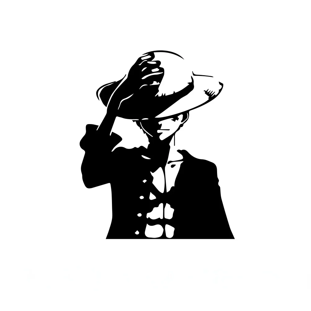 자동차 스티커 Luffy 맞춤형 자동차 스타일링 스티커 다양한 크기 방수 선 스크린 비닐 데칼 모든 모델에 적합