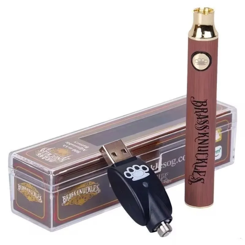 510 Interface Battery bar BK Preheat Battery Wood Gold BK 900mah large-capacity battery
