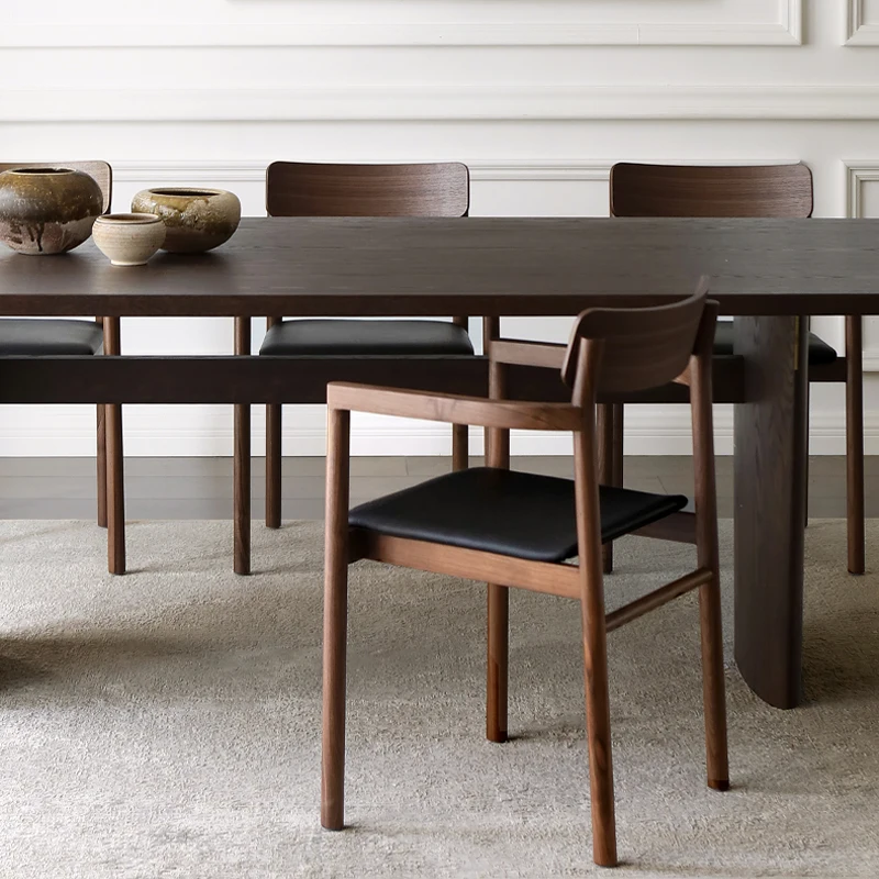 

m Эргономичные стулья для гостиной, обеденные стулья, кожаные минималистичные уникальные обеденные стулья, экономящие место, удобная мебель для дома m