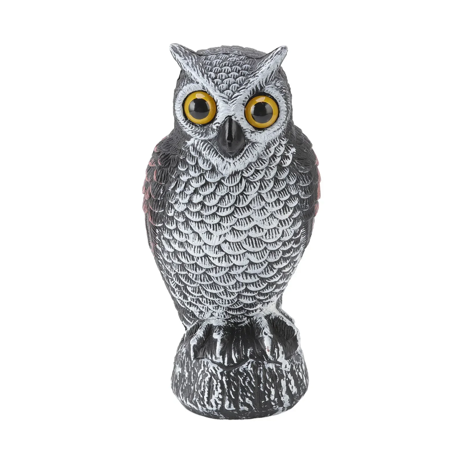 Plastic Bird Owl Decoy Owls To Keep Birds Away Exquisite Workmanship Plastic Material Fine Details for Birds for Small Animal