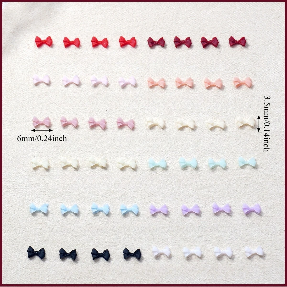 50/100 قطعة، القوس، إكسسوارات الأظافر، لطيف، الماس الراتنج، الشريط، ربطة القوس فيونكة، إكسسوارات الأظافر، DIY #2