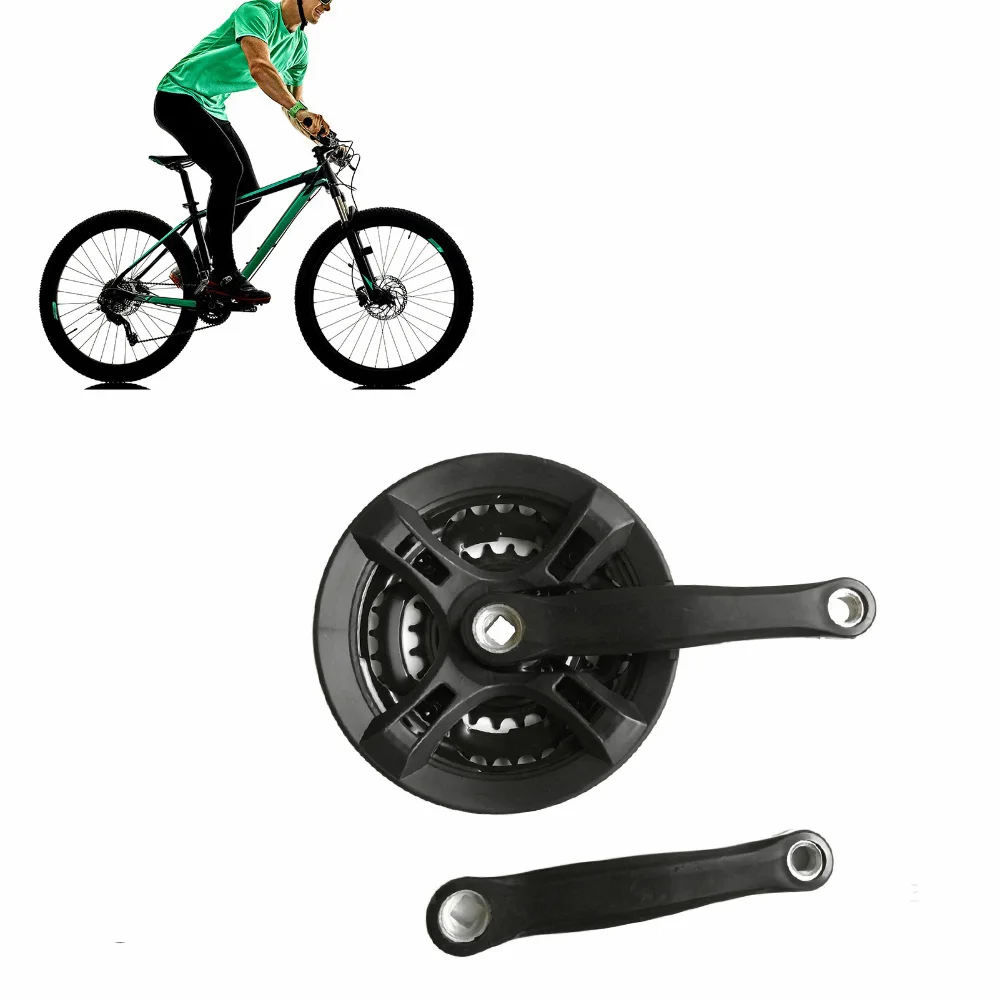 

Durable 42T 3 Chip Mountain Bike Crankset High Performance Lightweight Bike Sprocket Iron Bicycle Crankset Bike Transmission