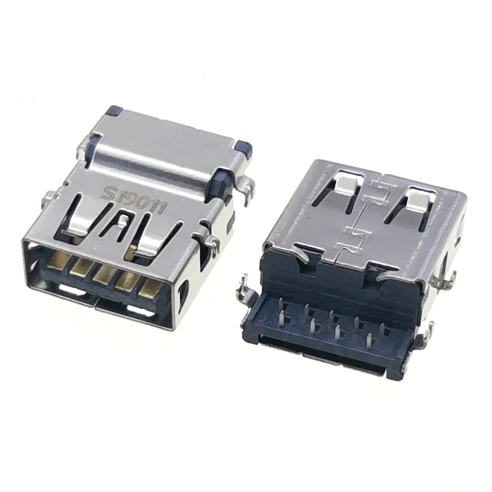 5pcs New USB 3.0 Type A Female Jack Connector For Lenovo Acer Asus Laptop Universal 3.0 USB Socket Jack Data Transmission Port