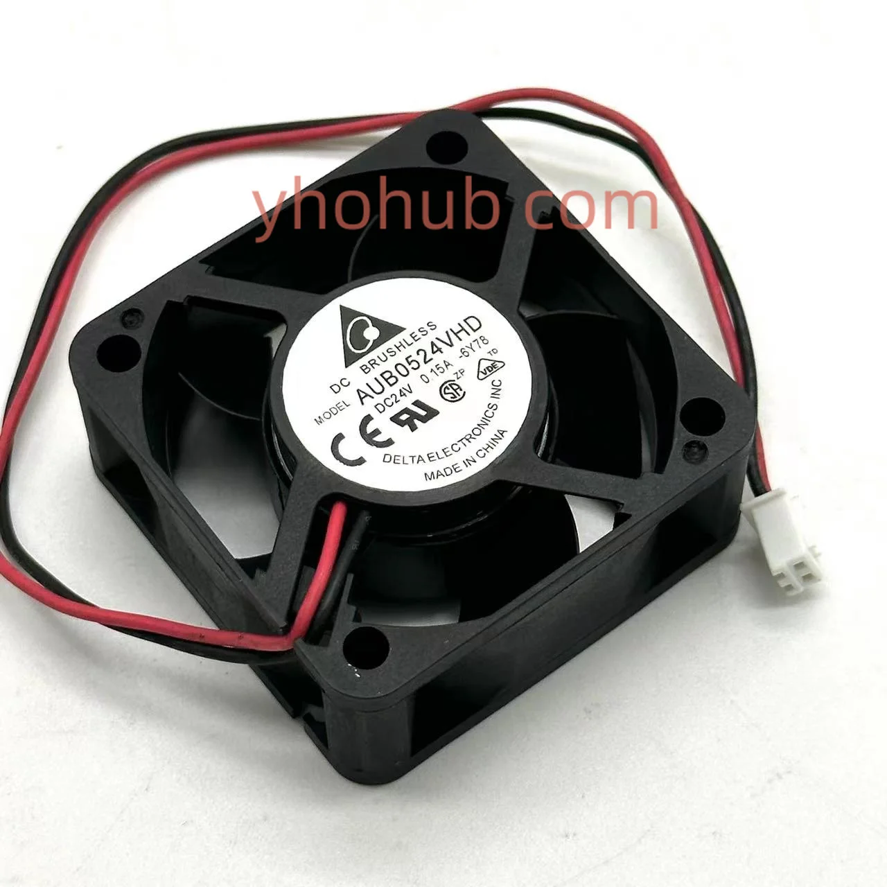 

Delta Electronics AUB0524VHD 6Y78 Server Cooling Fan DC 24V 0.15A 50x50x20mm 2-Wire