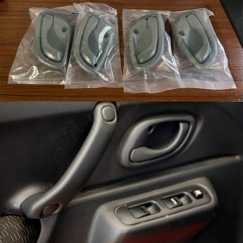 Interior Door Handle for Suzuki Jimny 1.0 1.3 1998 1999 2000-2004  For GRAND VITARA 1995-2005 texture gray left and right