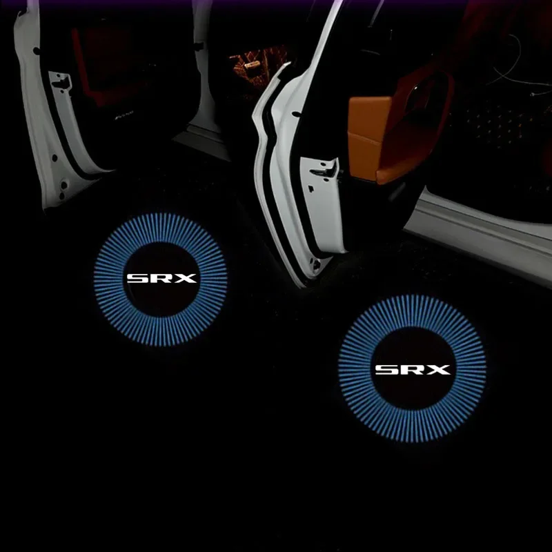 2PCS For Cadillac SRX 2011-2015 Car Door Projector Courtesy LED Light Welcome Shadow Laser Lights Ghost Logo Lamp Decoration