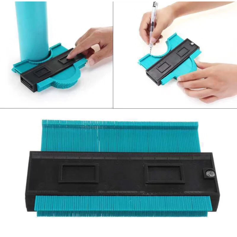 Irregular Profile Measuring Ruler Contour Line Copier Ruler Cutting Template Construction Woodworking Ceramic Measure Instrument