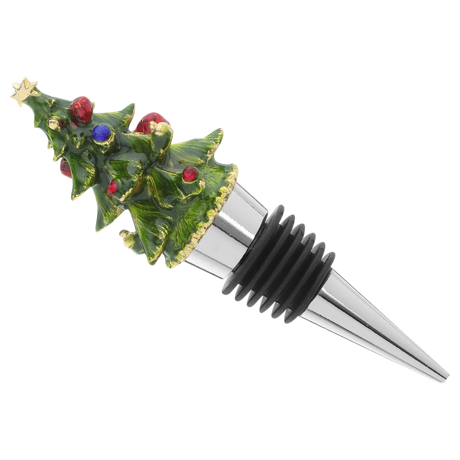 

Enamel Christmas Series Bottle Stoppers Tree Decoration Bulk Glasses Holiday