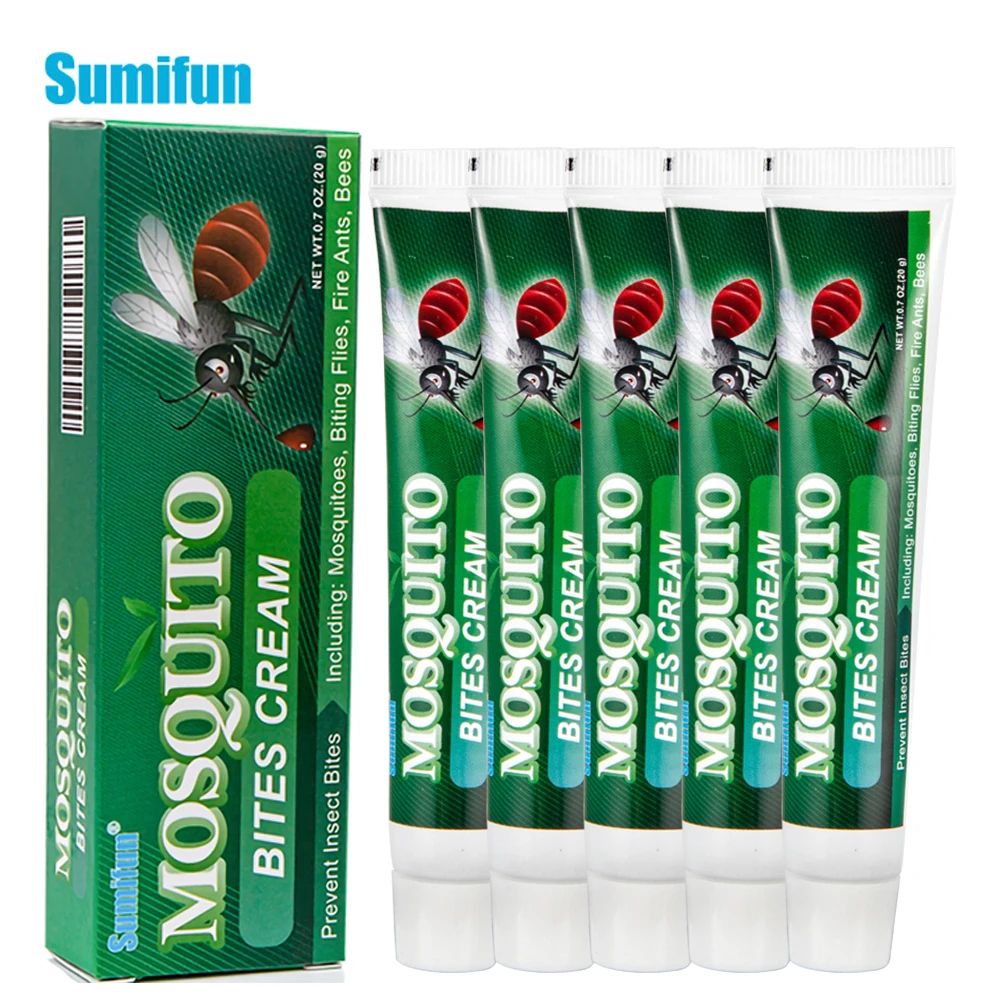 

1/5/10Pcs Sumifun Mosquito Repellent Cream Prevent Insect Bites Cooling Plaster Anti Itching Eczema Skin Beauty Camping Travel