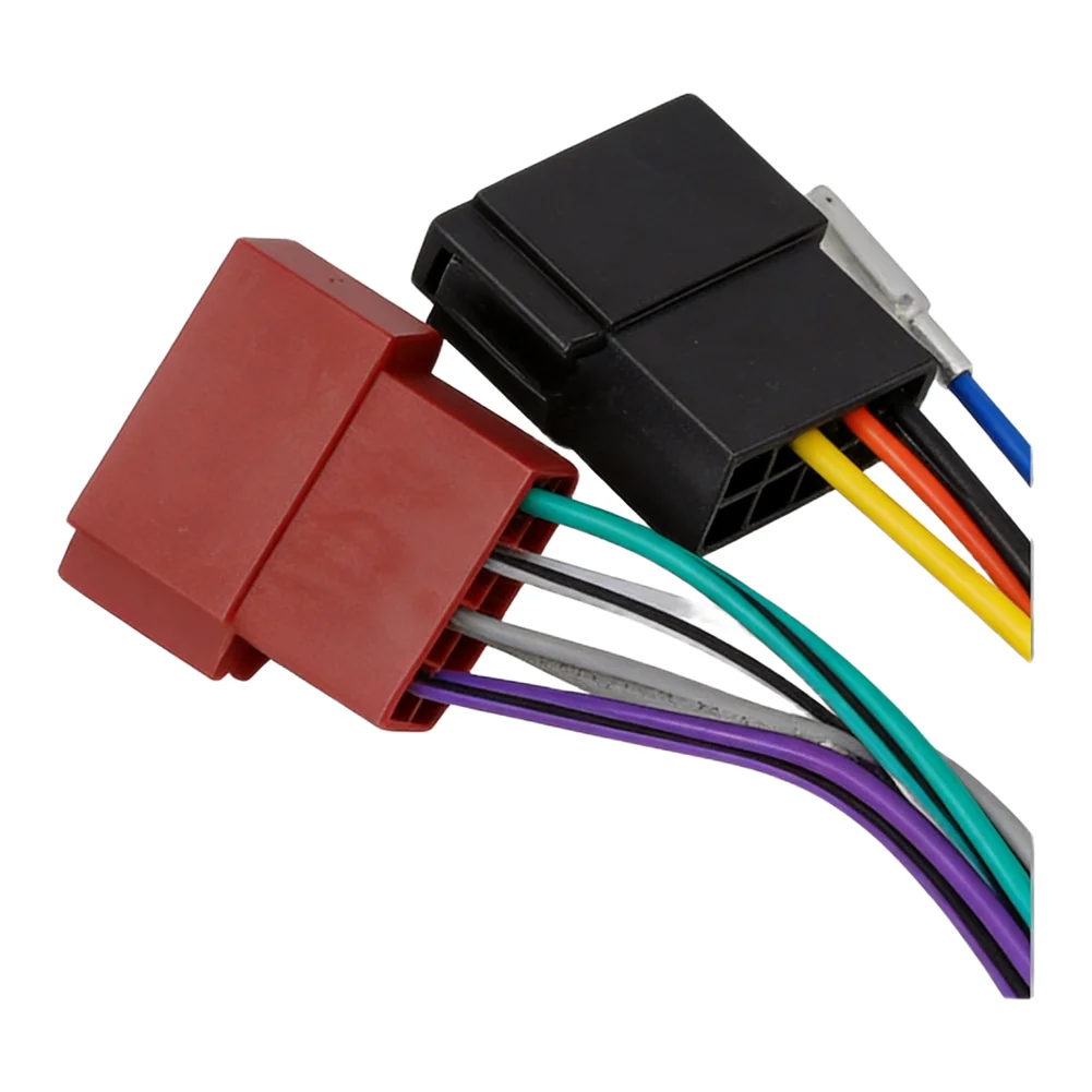 16P to For ISO Car Audio Interface Cable for Pioneer In-Car Entertainment Systems Compatible with 16-Socket Cars