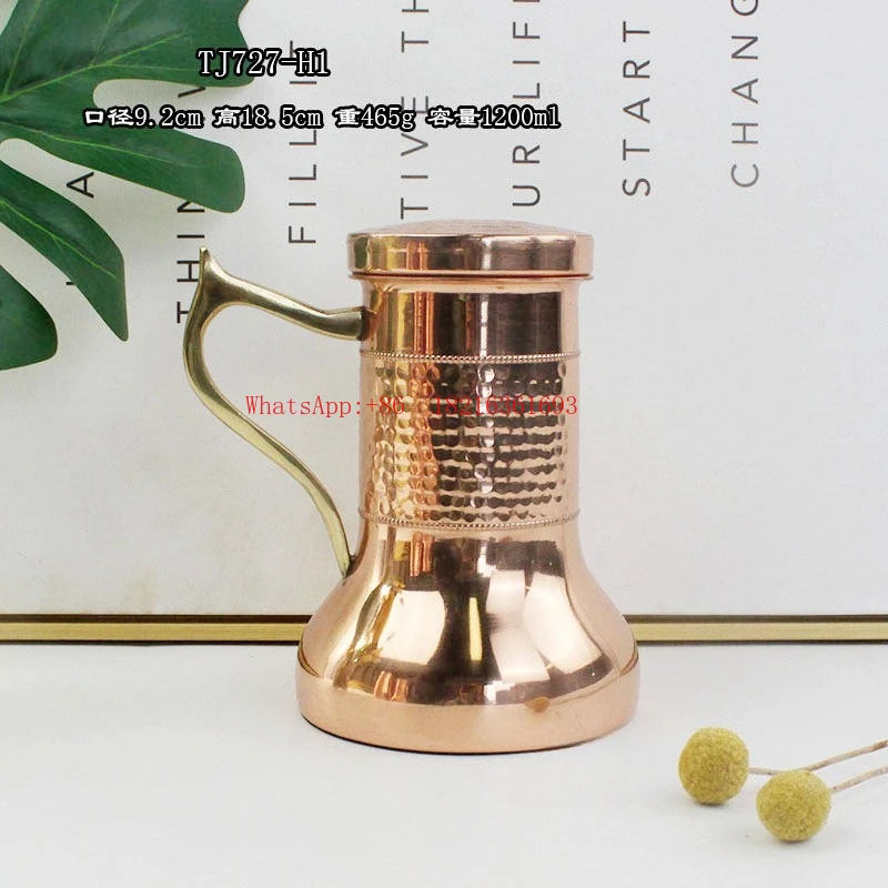 Restaurant Hotel Home Furnishings Handmade Matte Pot with Handle