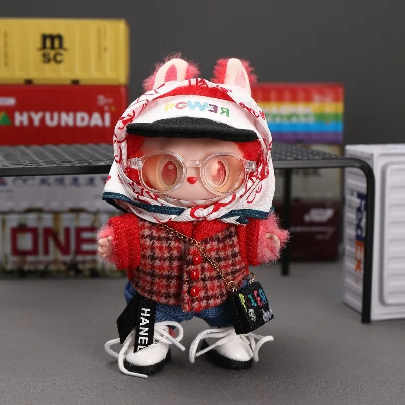 

[New] GD× LABUBUBU G-Dragon with The Same Baby Clothes Red Thousand Birds Grabubu Baby Clothes LABUBUBU Doll Clothes