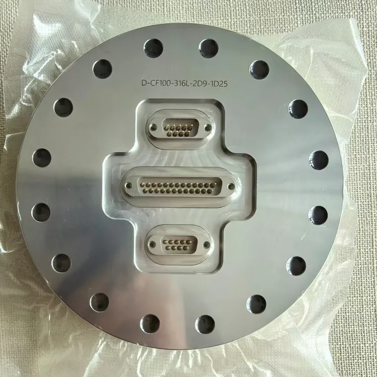Customized Non-Standard High Vacuum Feedthrough KF Flange Electrical Multi-Pin Connector for Chamber/Dep Customizable Feedthroug
