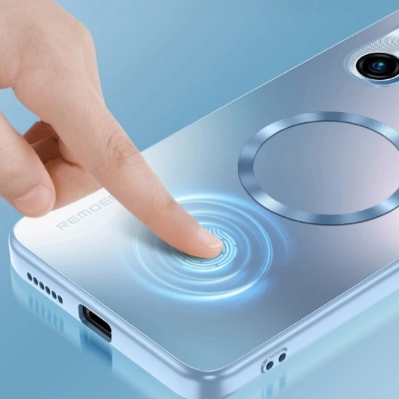 Slim Matte for Samsung S24 S23 Ultra Series Full Coverage ProtectionCover with Magnetic Adsorption and  Charging Phone Case