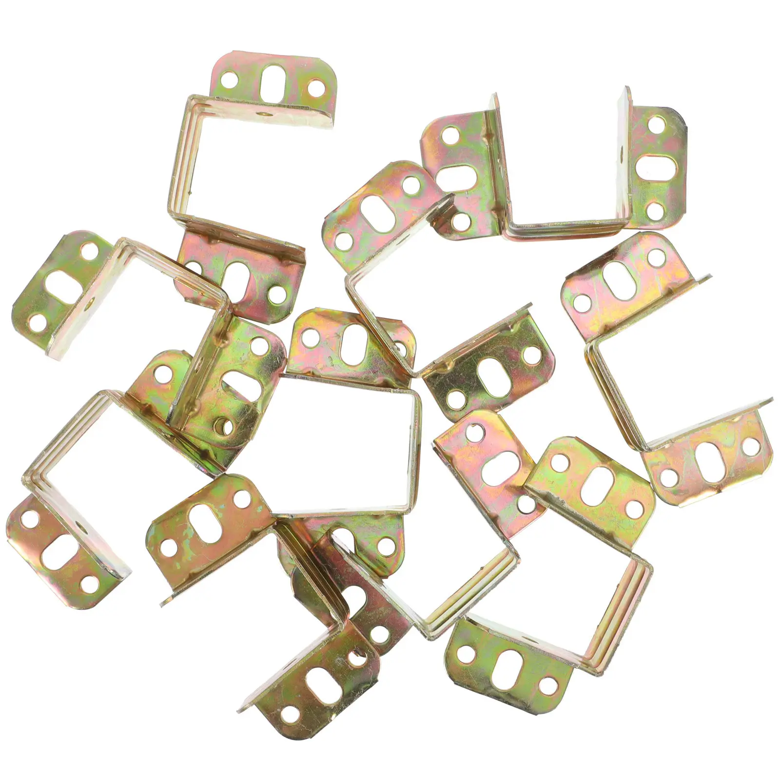 

10 шт. железных кронштейнов для крепления мебели, сменные соединители для каркаса, прочные опоры для кровати, угловые соединители для кровати