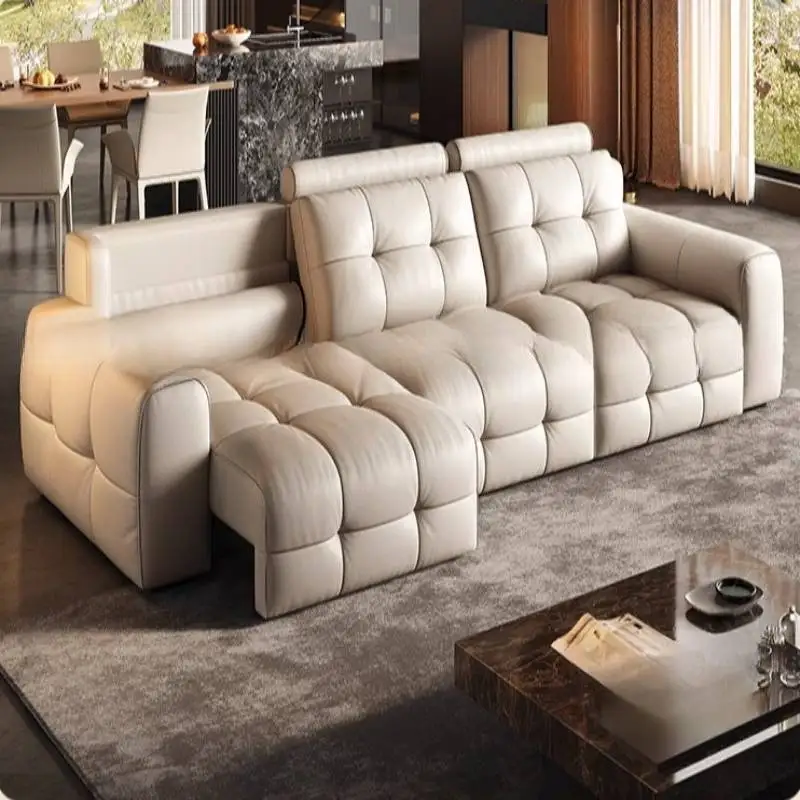 Canapés inclinables électriques noirs nordiques, Design bon marché, canapés de salon simples et modernes, meubles Banken Woonkamer de qualité de luxe