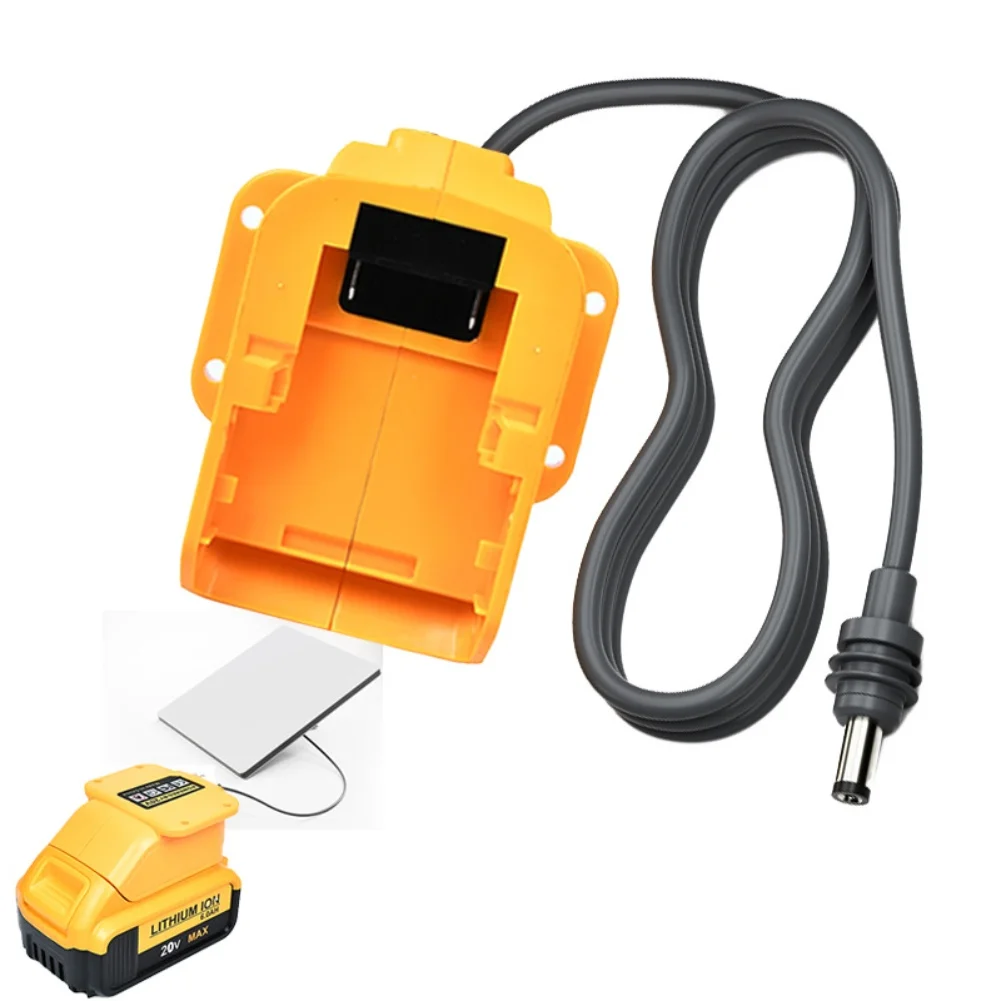 

18-20V Battery Adapter Converter Socket Interface External Car Charger For Fans Laptops And Mobile Phones Power Tool Accessories