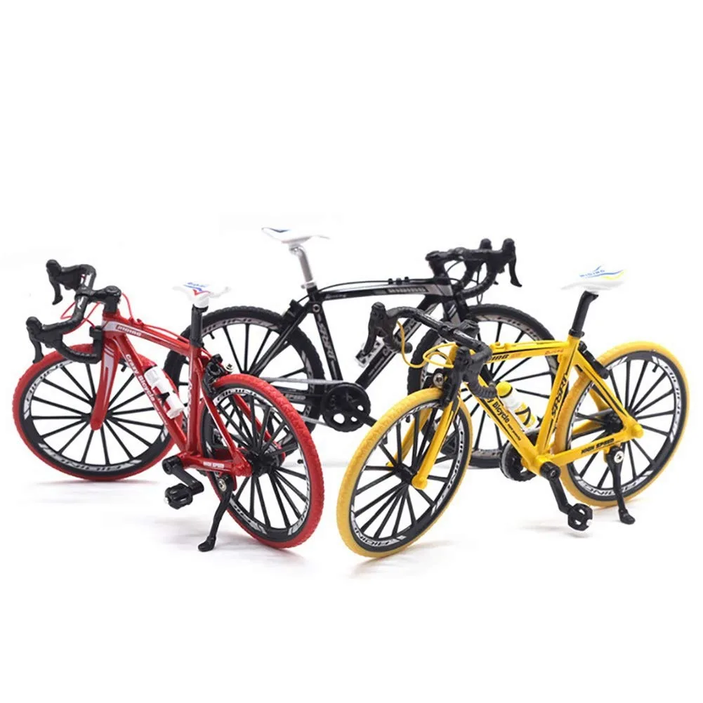 1/10 Scale Multicolor Alloy Simulated Racing Bike ATV Model Road Bicycle Vehicle Decoration Gift for Home Showcase
