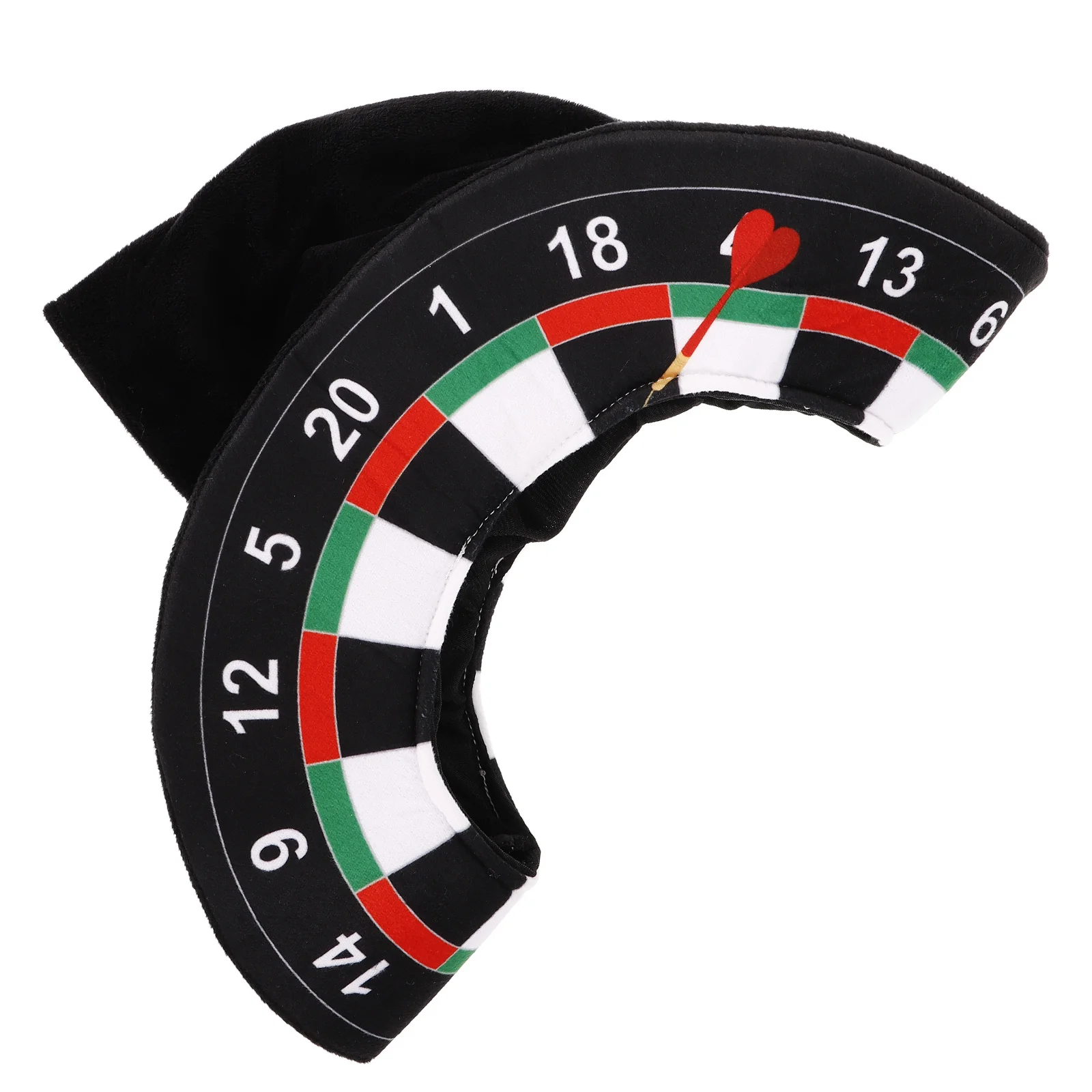 

Sports Dartboard Hat Hood Vibrant Party Costume Headwear for Adult Kids Interactive Fun Novelty Performance Prop Accessory