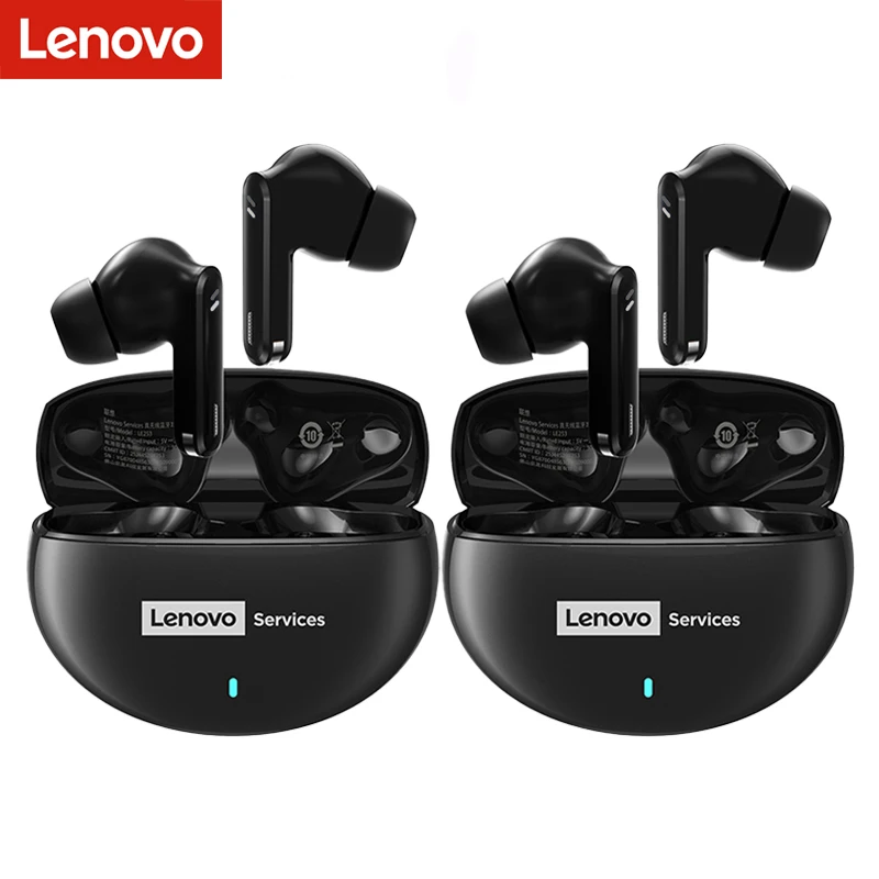 Lenovo Nieuwe LE253 Oortelefoon TWS Draadloze Bluetooth 6.0 Hoofdtelefoon HiFi Geluid ANC Ruisonderdrukking Game Sport Headset Met Microfoon