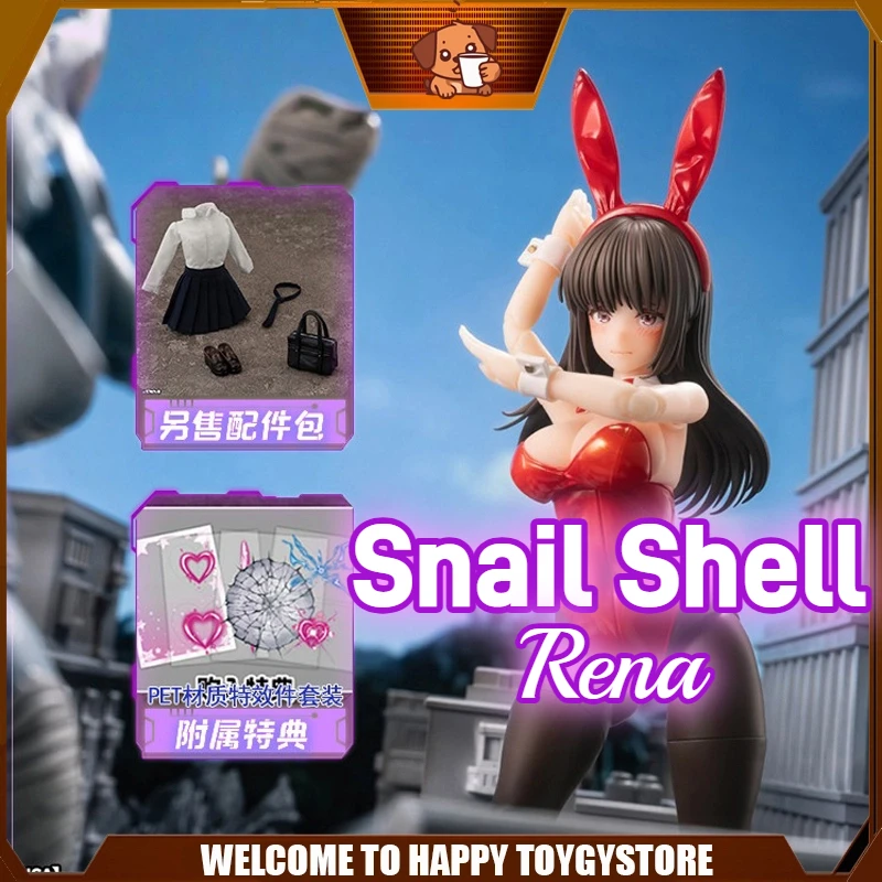 

New Snail Shell 1/12 Action Figure Original Character Jk Bunny Girl Uniform Rena Action Figure Figurine Collection Toys Gifts