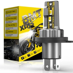 BMTxms 1Pc Motorcycle H4 HB2 9003 LED Headlight 10000LM Moto Bulbs Canbus for Yamaha XSR 700 XTribute XSR 900 Harley Davidsion