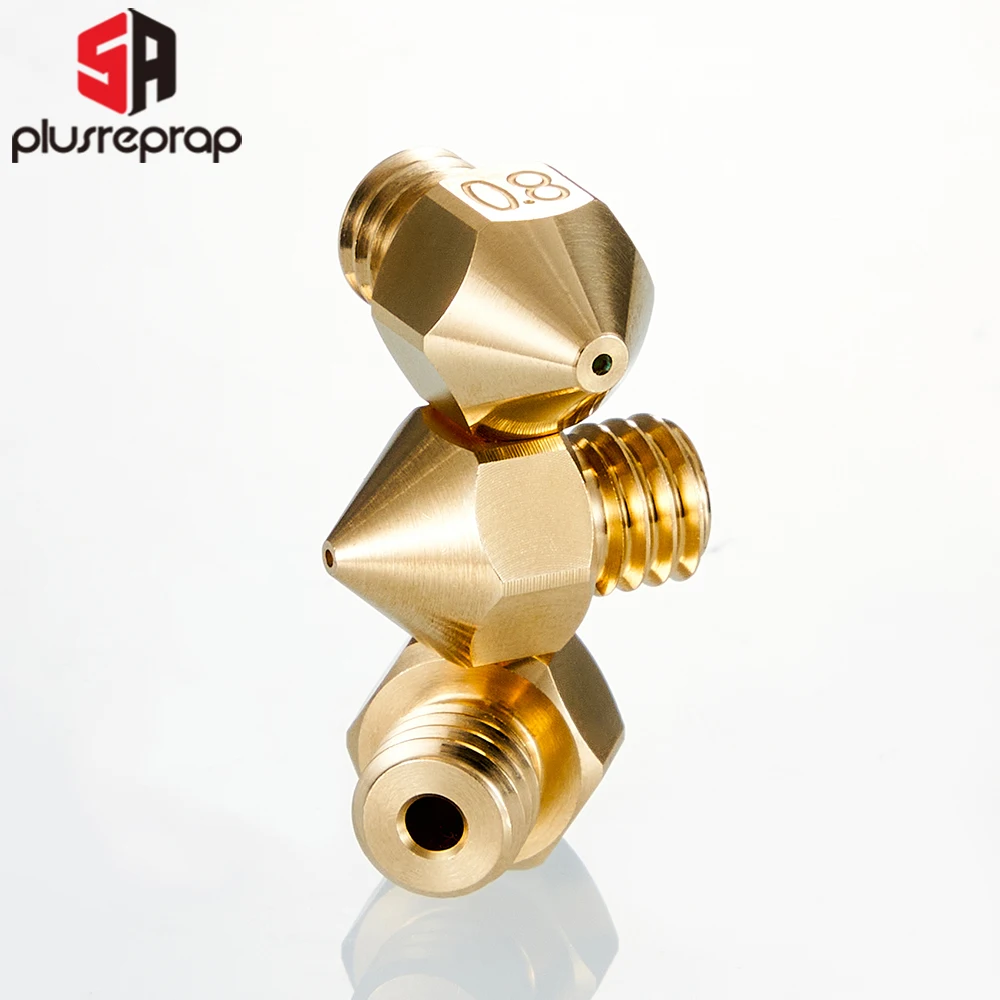 Quality MK8 Brass Nozzle M6 Thread 1.75MM Filament for 3D Printers Parts J-head Hotend Extruder CR10 Heat Block Ender3 Swiss