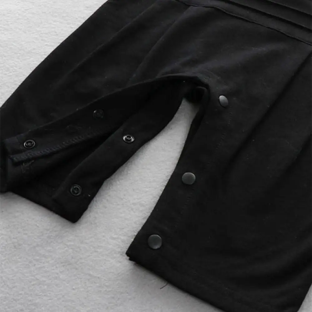 2 قطعة/المجموعة الأسود سهرة شهم بوس ملابس الطفل قطعتين الزي ربطة القوس فيونكة طفل رومبير ارتداءها رومبير ارتداءها سترة مخططة