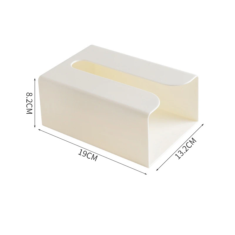 Multipurpose Tissue Box Rectangular Tissue Storage Box Bathroom Wall Mounted Toilet Paper Case Desktop Napkin Box Bathroom Box