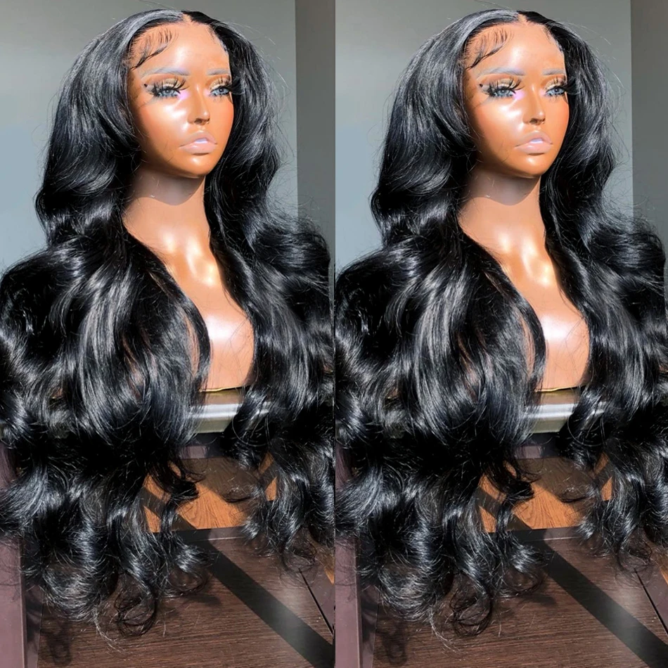 30 34 inch 13x6 Water Wave Lace Frontal Wig 200% Brazilian 13x4 Body Wave HD Transparent Human Hair Lace Front Wig Pre Plucked