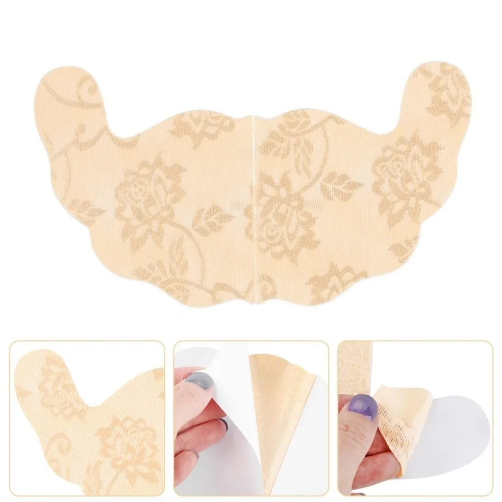 Women Lace Nipple Tape U-shaped Self-adhesive Lifting Nipple Patch Disposable Invisible Lifting Nipple Sticker