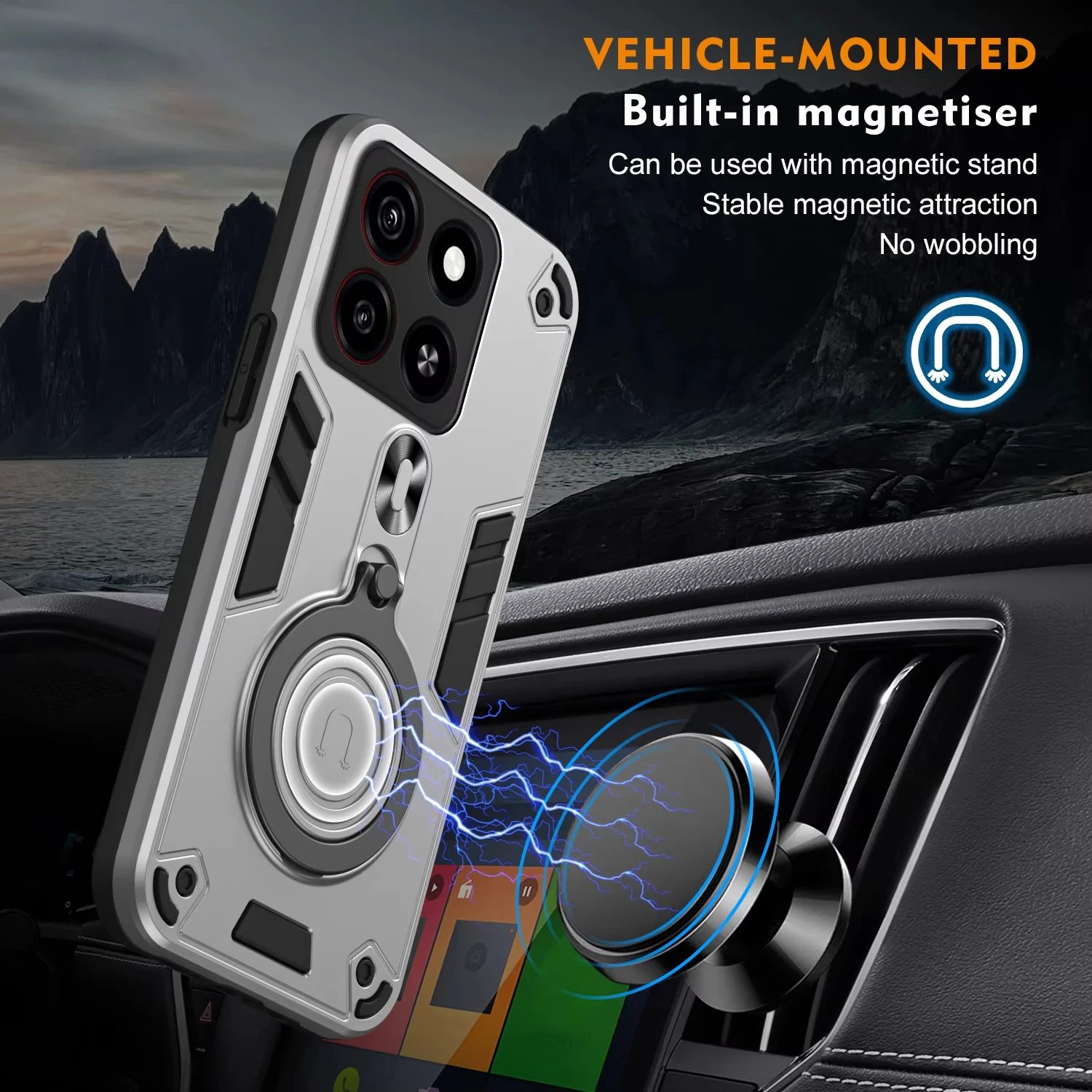 Чехол для iPhone 17 Pro Max Luxury Armor 360 ° Магнитный чехол с вращающимся кронштейном для iPhone 16, Air 15, 14, 13, 12, 11, противоударные бамперы Чехол для iPhone 17 Pro Max Luxury Armor 360 ° Магнитный чехол с вращающимся кронштейном для iPhone 16, Air 15, 14, 13, 12, 11, противоударные бамперы