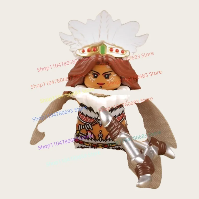 Bloques de construcción MOC, soldado líder de dibujos animados de Anime, modelo de muñeca en miniatura, accesorios de armadura, adorno, juguete de regalo coleccionable