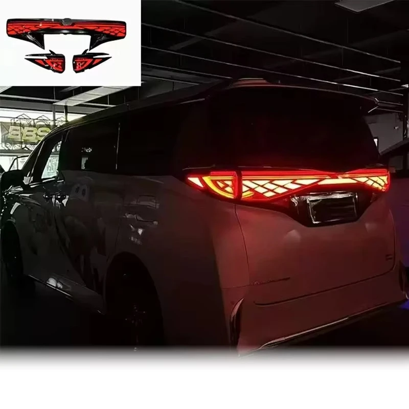 For Wholesale Factory-Direct 2023-2025 forToyota Alphard LED Tail Lights Upgraded Butterfly Style Durable & New Hot Seller