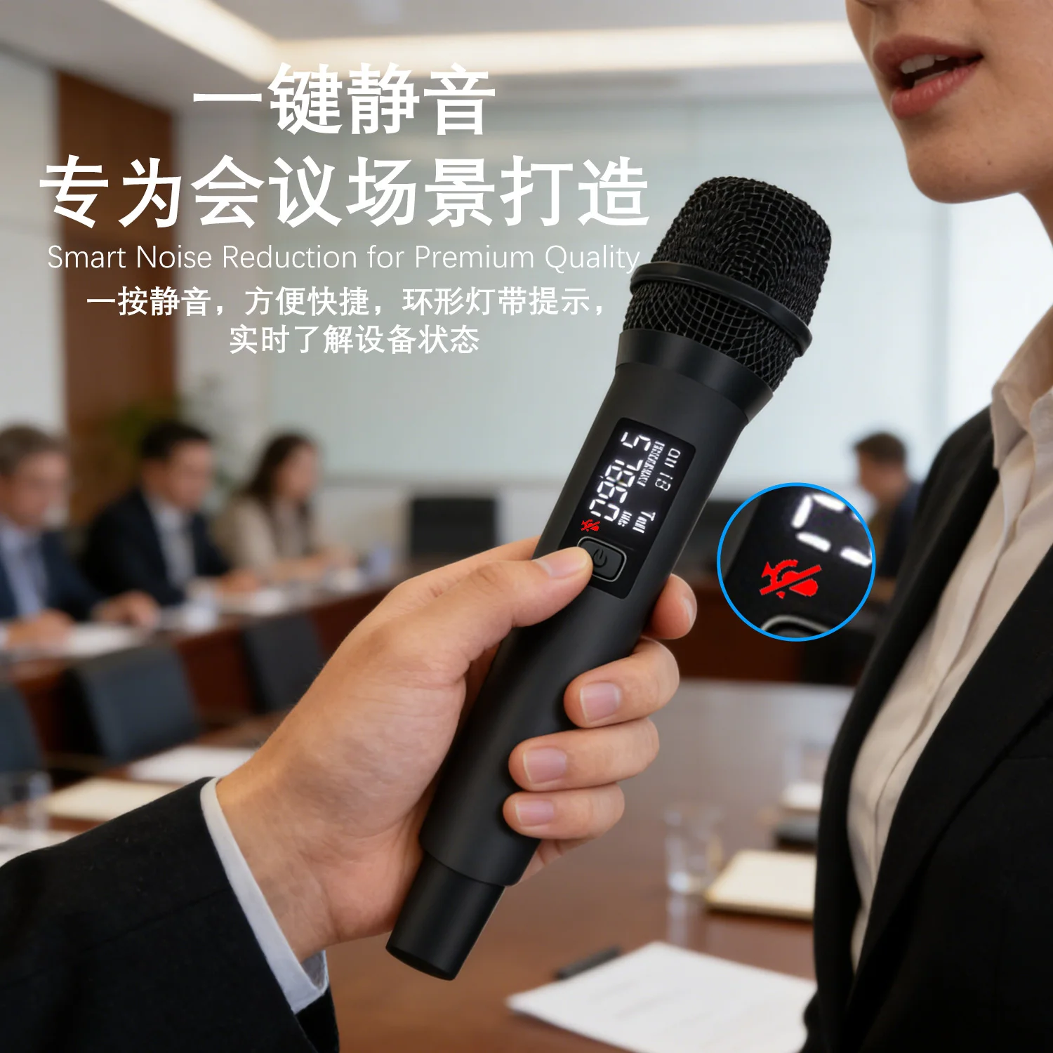 new wireless microphone GAW-DX25  plastic tube charging model 2.4G line, one click mute, receiving distance of over 50 meters