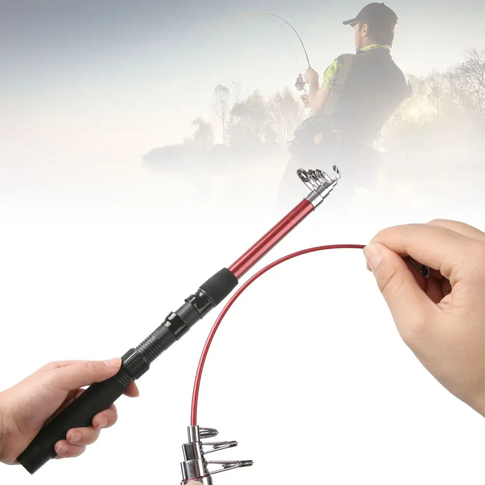 1.5-3.0m Fishing Tackle Tools Outdoor Fiberglass Sea Rod Telescopic Fishing Rod Pole image 3