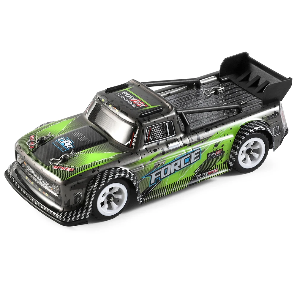 Wltoys 284131 1/28 2.4G 4WD หลักสูตรระยะสั้นรถดริฟท์ mobil RC รุ่นที่มีไฟ