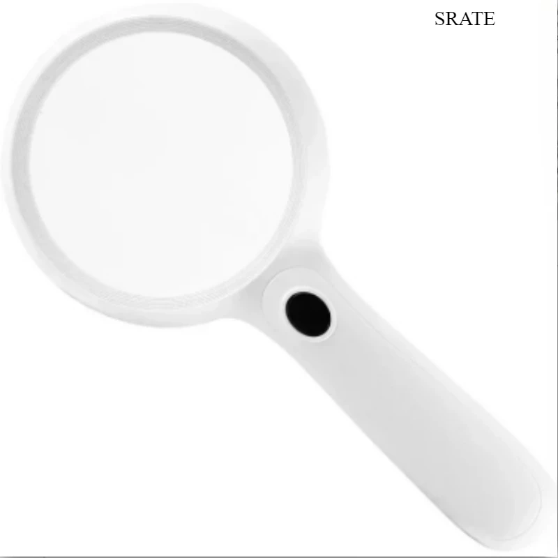 

30X Handheld Magnifier Rechargeable Illuminated Magnifying Glass with Light Modes Portable Magnifier for Reading Repair Loupe