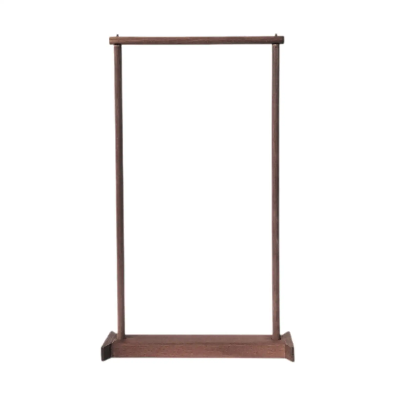 Wind Chime Stand with Flat Base Wooden Pendant Display Stand Hanger for Wedding Event Home Tabletop Indoor Outdoor Dinner Table