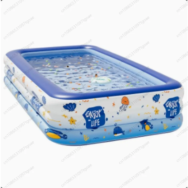 1PC Large Inflatable Swimming Pool, Portable Above Ground Pool, Thickened PVC Outdoor Backyard Summer Water Play Pool