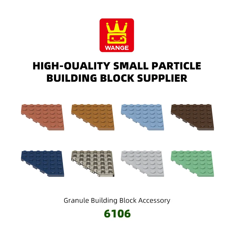 

WANGE 21Pcs/Lot 6106 Pentagon 26 Holes Building Blocks Moc Accessories Compatible with Brick Spare Parts Construction Toys