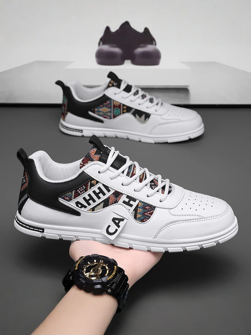Men's Casual Lightweight Anti-Slip Shoes Spring Autumn Seasonal Outdoor Leisure Footwear Fashionable Youth Sports Sneakers