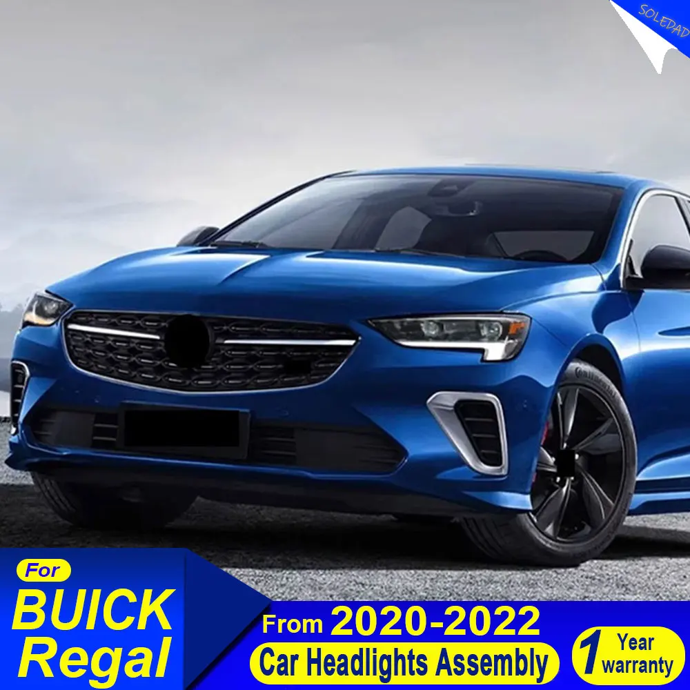 

Car Styling headlights for Opel Buick Regal LED Headlight 2020-2022 Regal DRL Turn Signal High Beam Angel Eye Projector Lens
